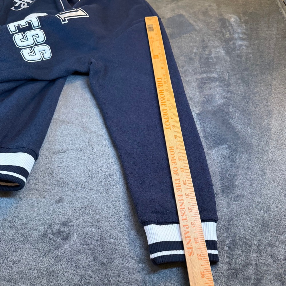 Guess Varsity Patchwork Button Down French Terry … - image 10